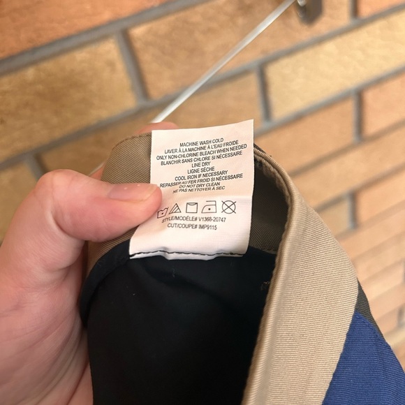 Vince Cotton Colorblock Blue Side Stripe Tuxedo Straight Leg Pants Size 4 - Picture 5 of 7